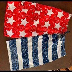 American Flag bathing suit size 36